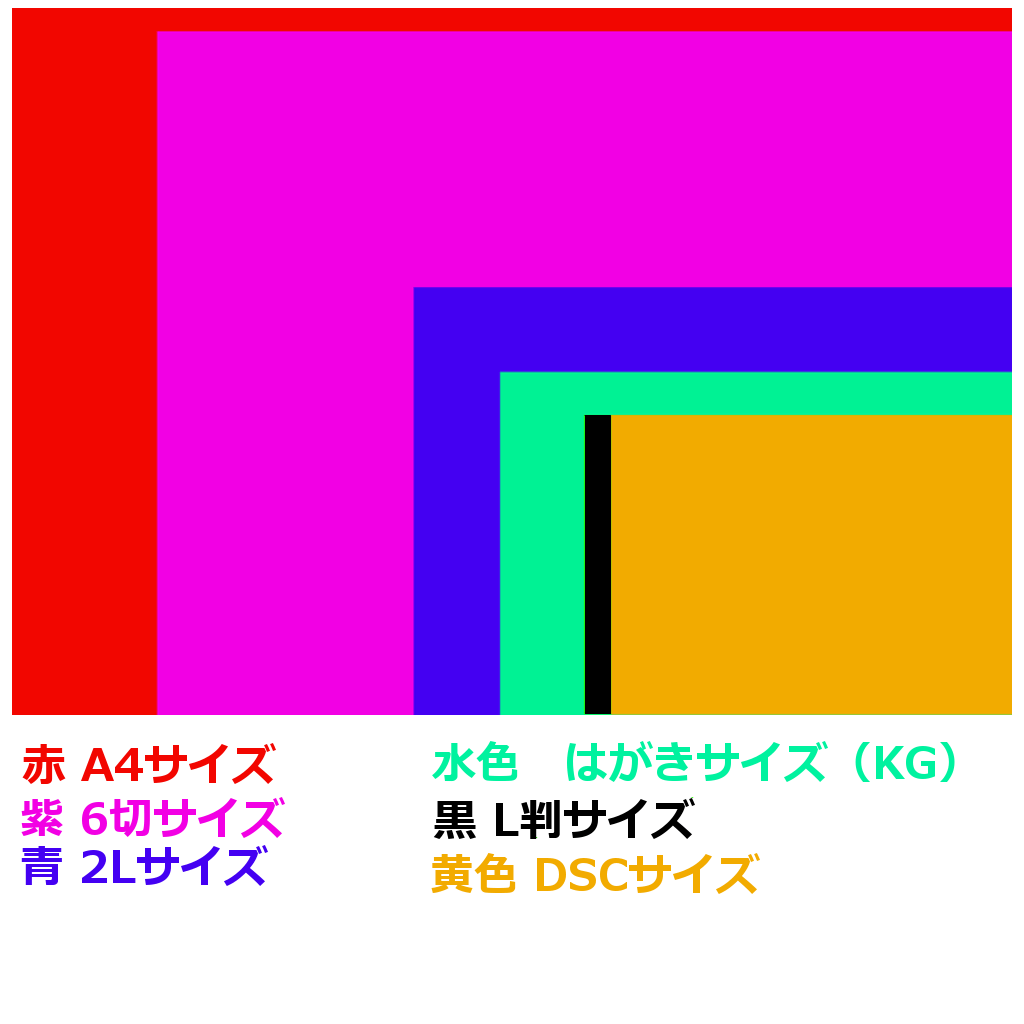 写真の印刷 プリントする時の紙のサイズについて知ろう 一眼レフ