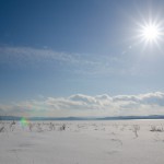 冬のサロマ湖